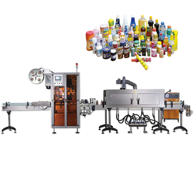 China Overall Bottle Cap Sealing Shrink Labeling Machines With Long Life Span supplier
